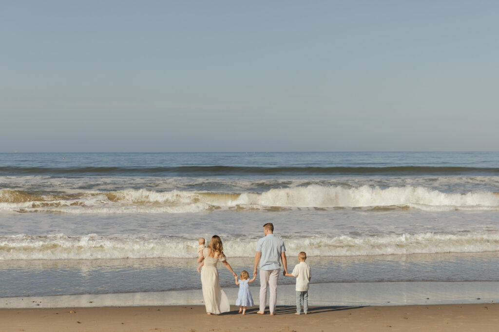Family photos at the beach in Ventura, CA