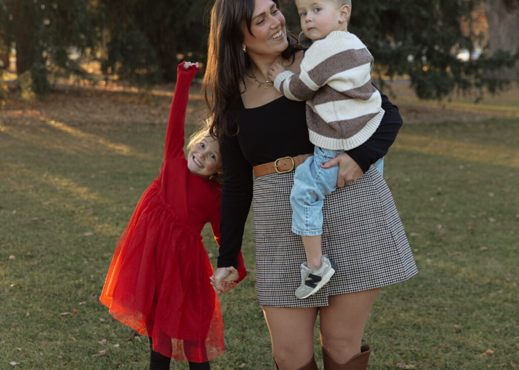 Family photos at City Park in Fort Collins, CO